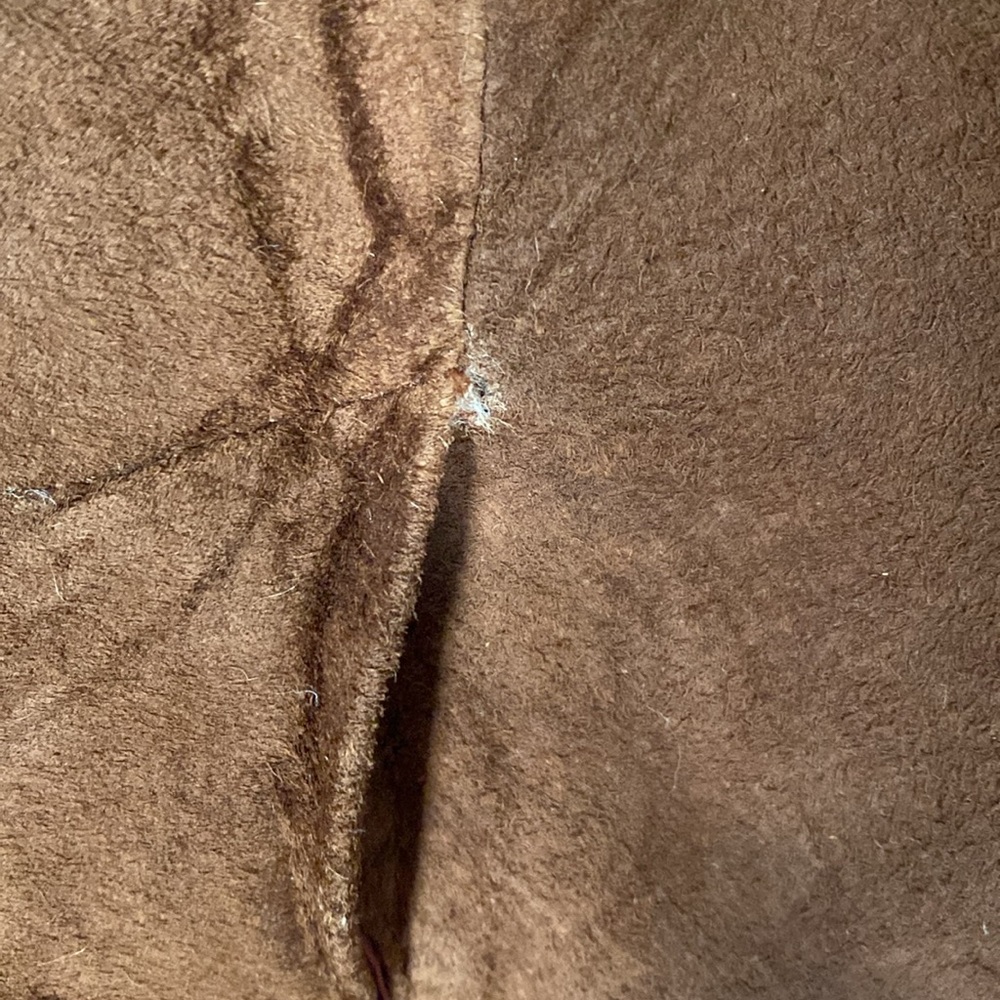 90s suede‎ skirt vintage - Picture 5 of 7